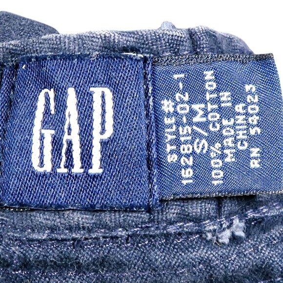 Vintage Gap Bucket Hat S/M Dark Blue Tan Trim Cotton 1999–2000 Y2K Streetwear - Picture 5 of 5